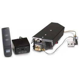 Real Fyre 36" G45 See-Thru Vented Propane Log Triple Burner with Safety Pilot Kit and Remote