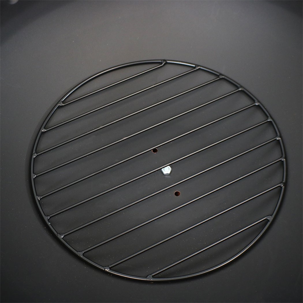 Sunnydaze 30 Inch Copper Steel Royal Cauldron Outdoor Wood Burning Fire Bowl