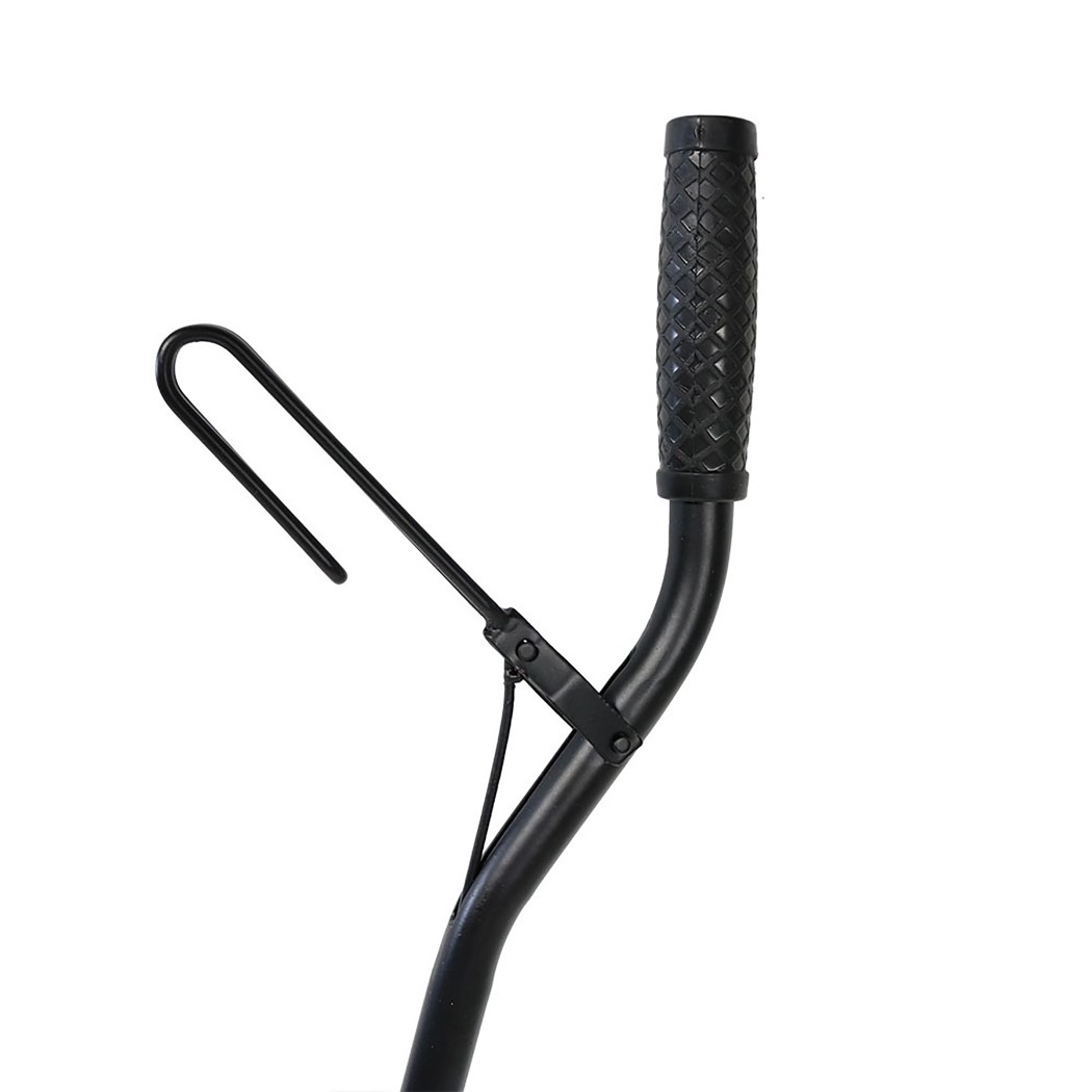 Sunnydaze 36 Inch Black Heavy-Duty Steel Spring Lever Firewood Log Grabber