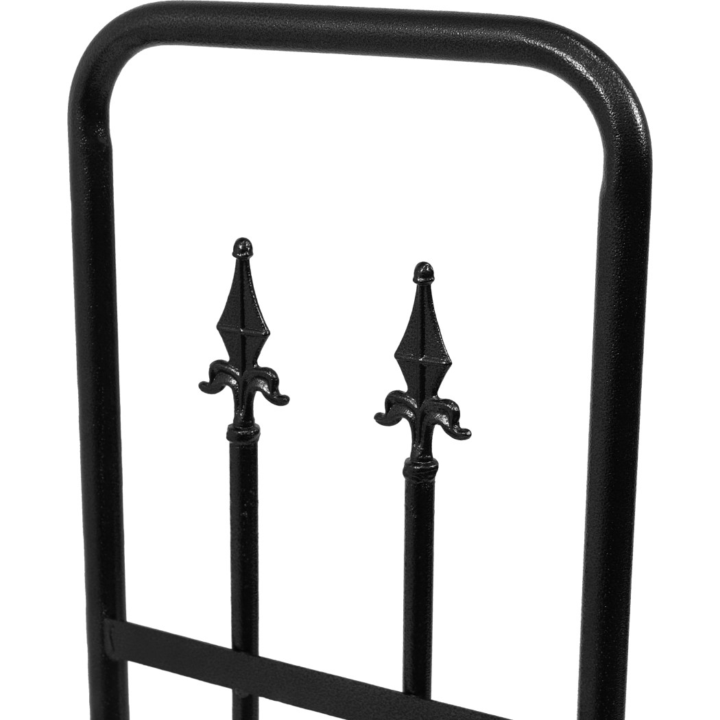 Sunnydaze 6 Foot Powder Coated Heavy-Duty Steel Log Rack