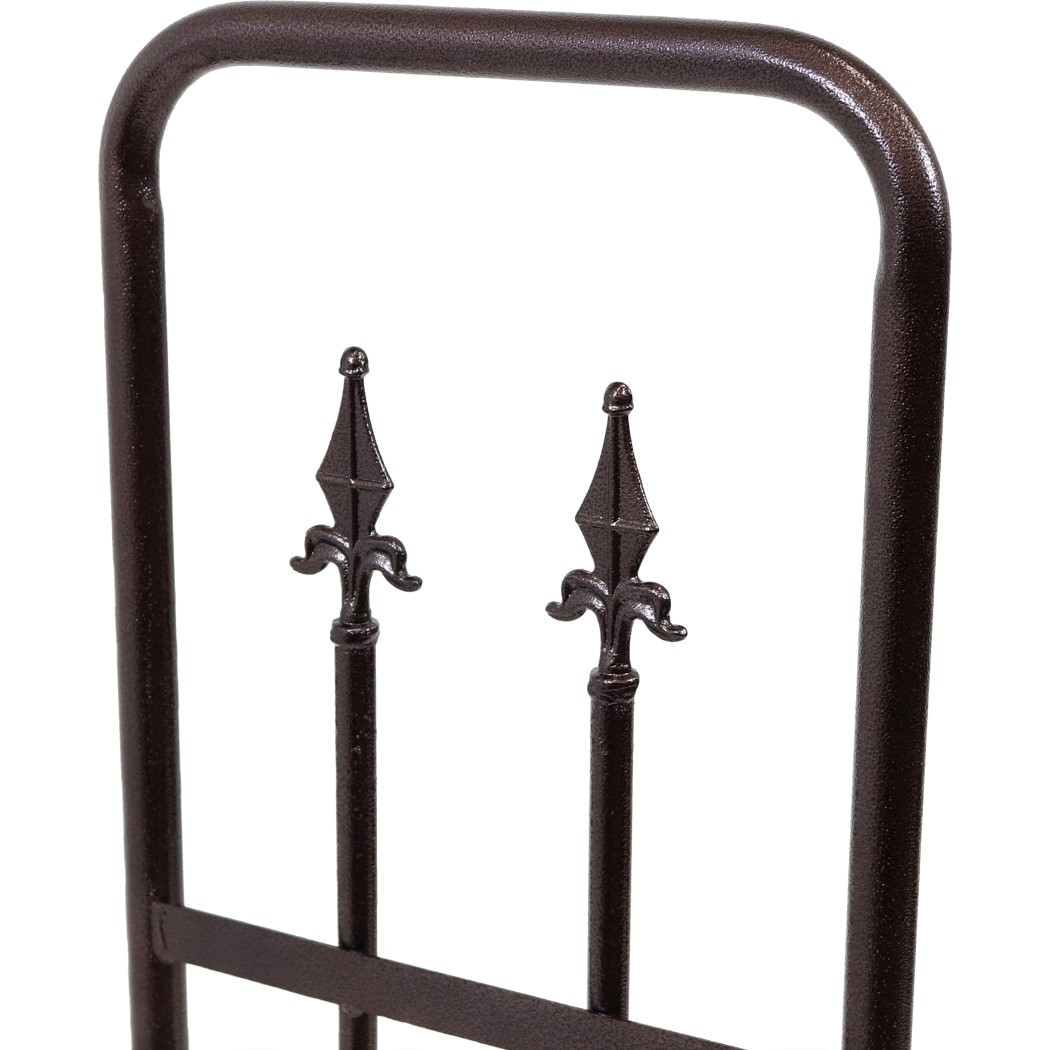 Sunnydaze 6 Foot Powder Coated Heavy-Duty Steel Log Rack