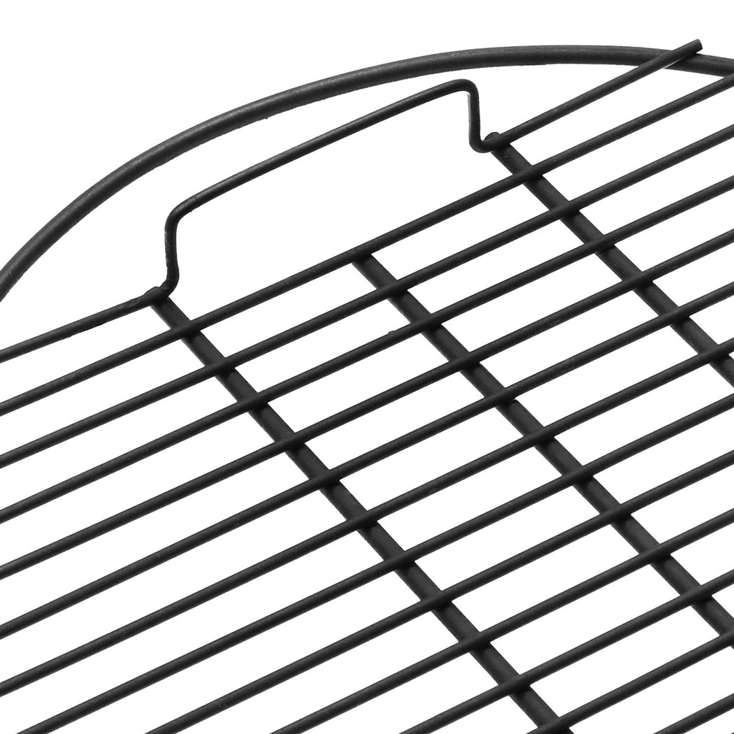 Sunnydaze 40 Inch Round Black Heavy-Duty Steel Fire Pit Cooking Grate