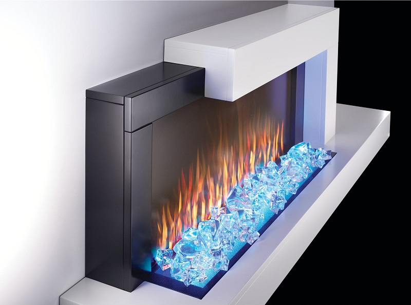 Napoleon 59 Inch Stylus Cara Elite Smart Wall-Mount Electric Fireplace