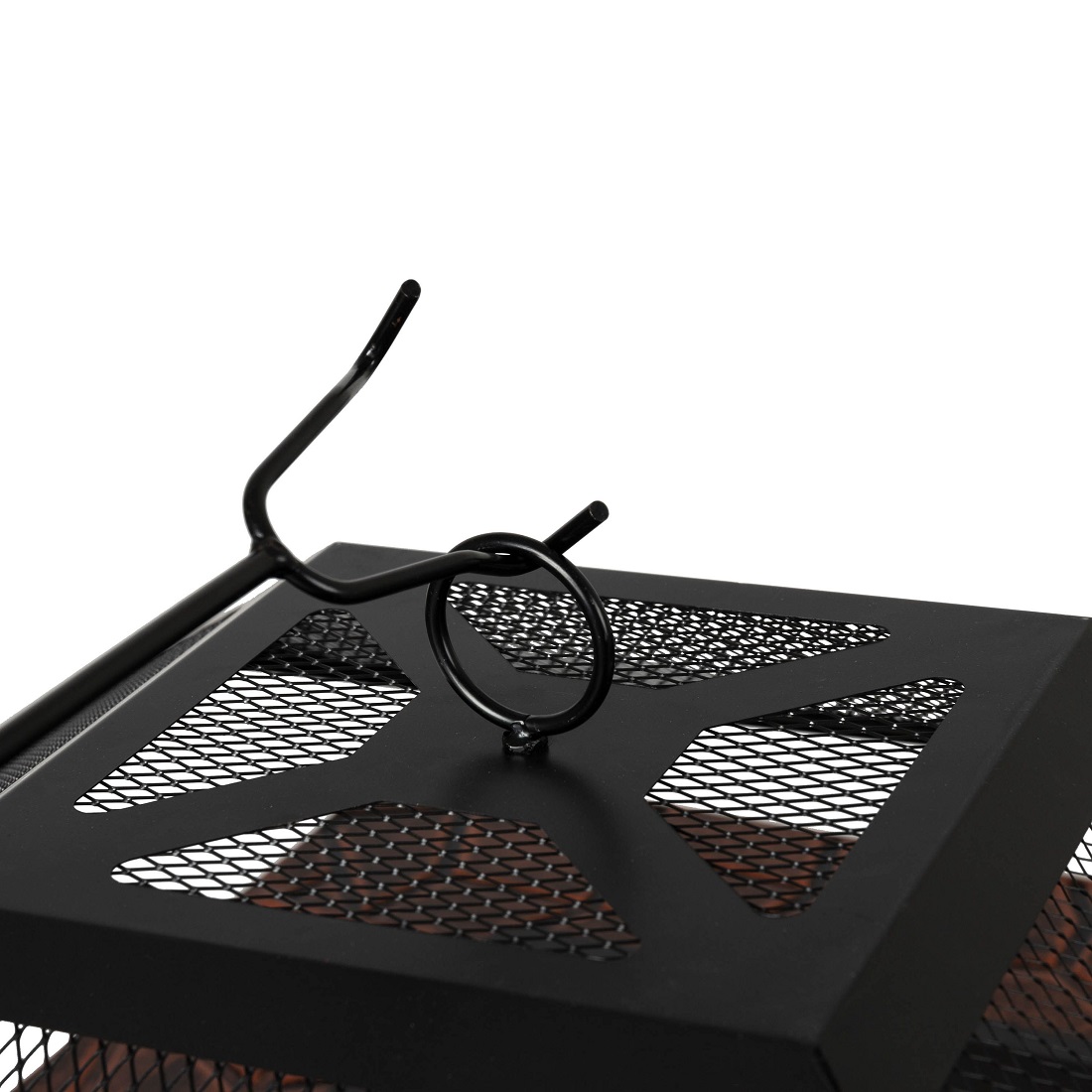 Fire Sense Foxdale Square Wood-Burning Fire Pit