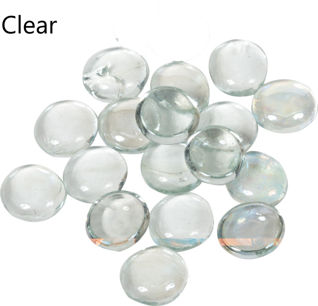 Dagan 3/4 Inch Tempered Glass Fire Beads - 10 Pound Bag