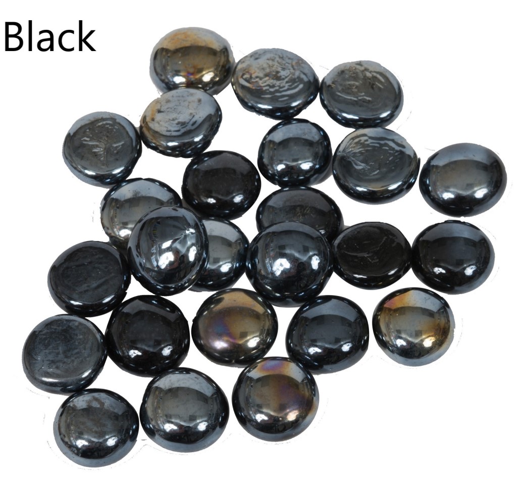 Dagan 3/4 Inch Tempered Glass Fire Beads - 10 Pound Bag