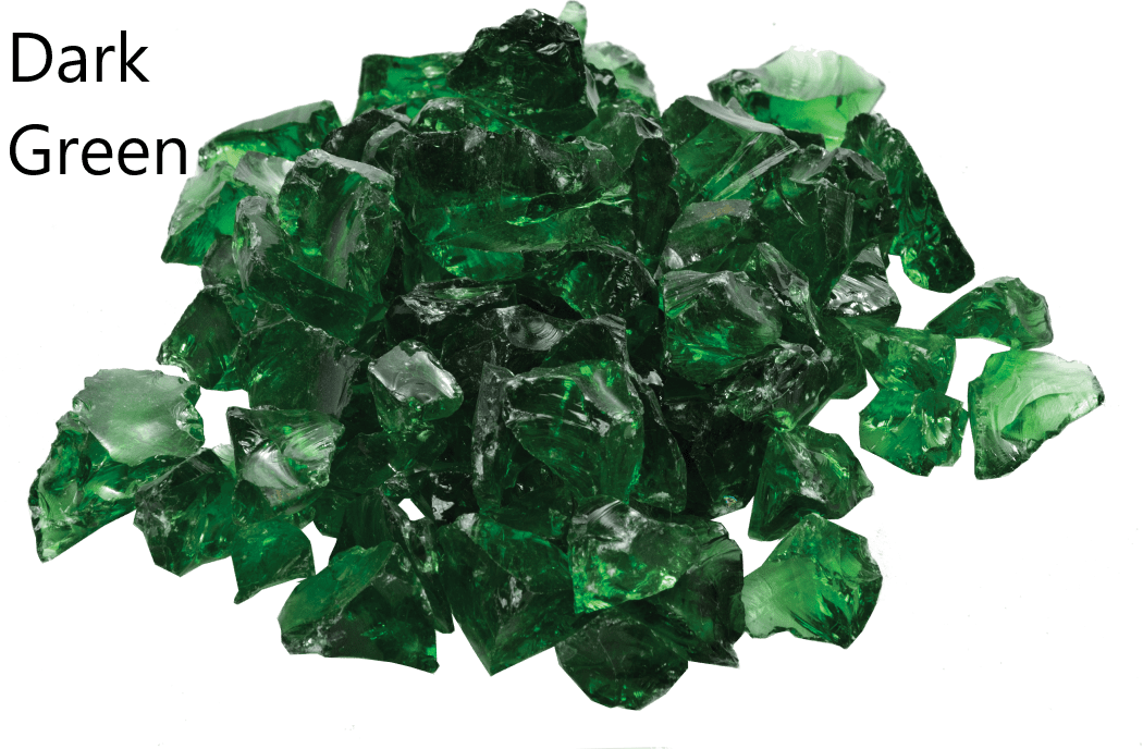 Dagan 1/2 to 3/4 Inch Tempered Fire Glass - 10 Pound Bag