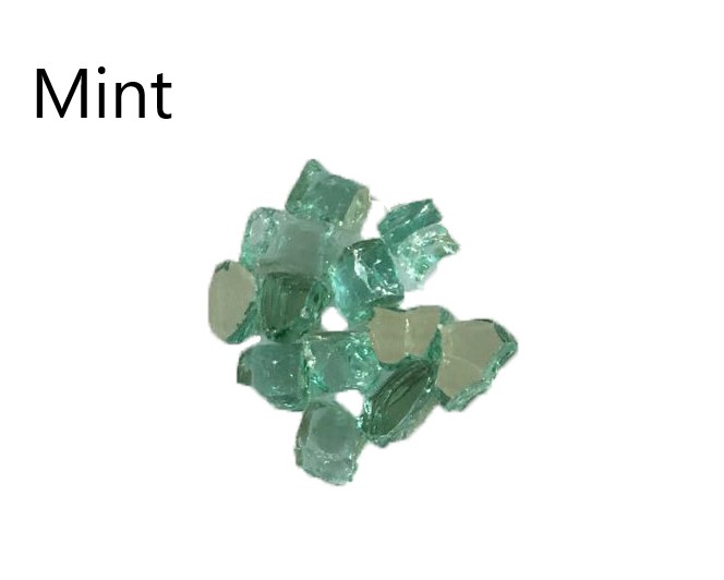 Dagan 1/2 Inch Reflective Tempered Fire Glass - 10 Pound Bag