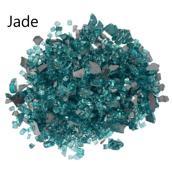 Dagan 1/4 Inch Reflective Tempered Fire Glass - 10 Pound Bag
