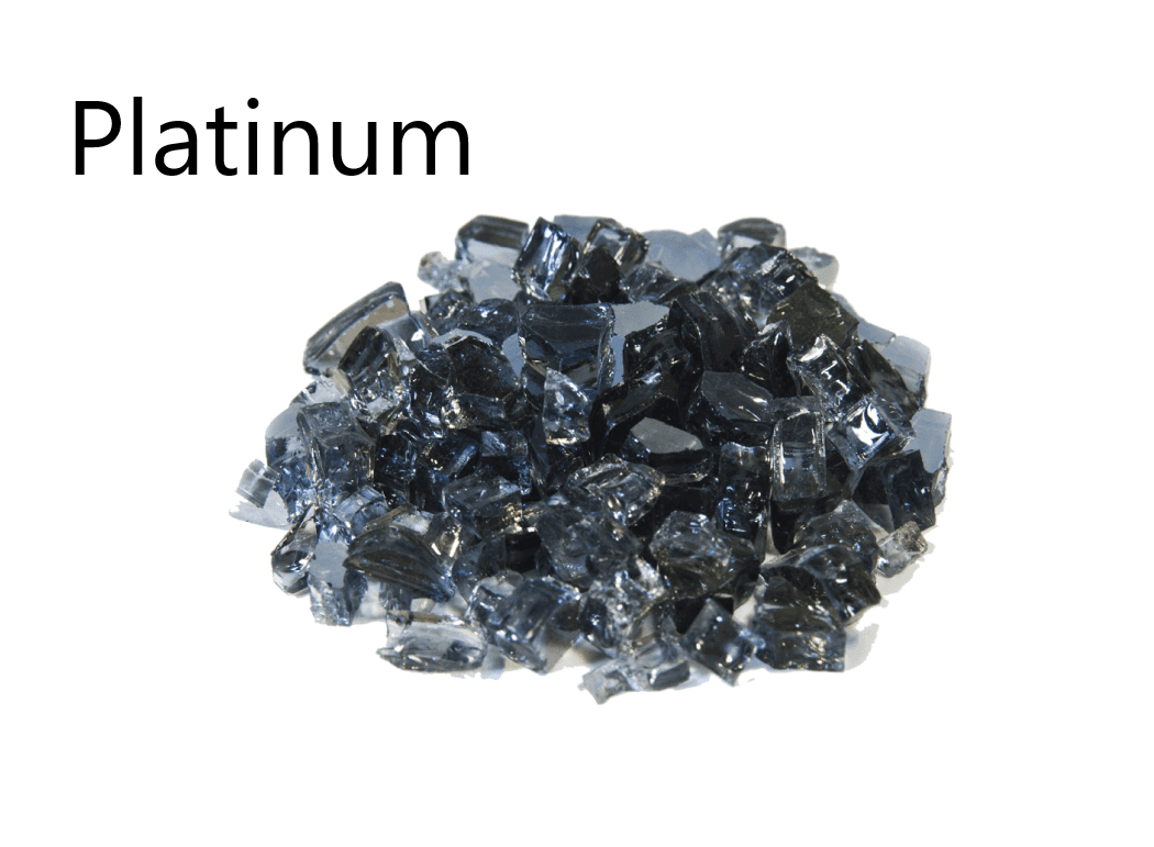 Dagan 1/4 Inch Reflective Tempered Fire Glass - 10 Pound Bag