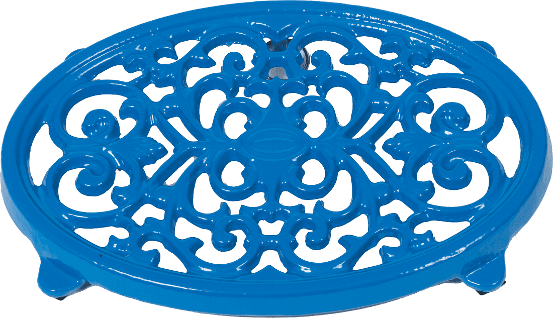 Dagan Scroll Top Design Oval Trivet
