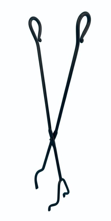 Dagan 30 Inch Wrought Iron Three-Way Fireplace Log Tongs