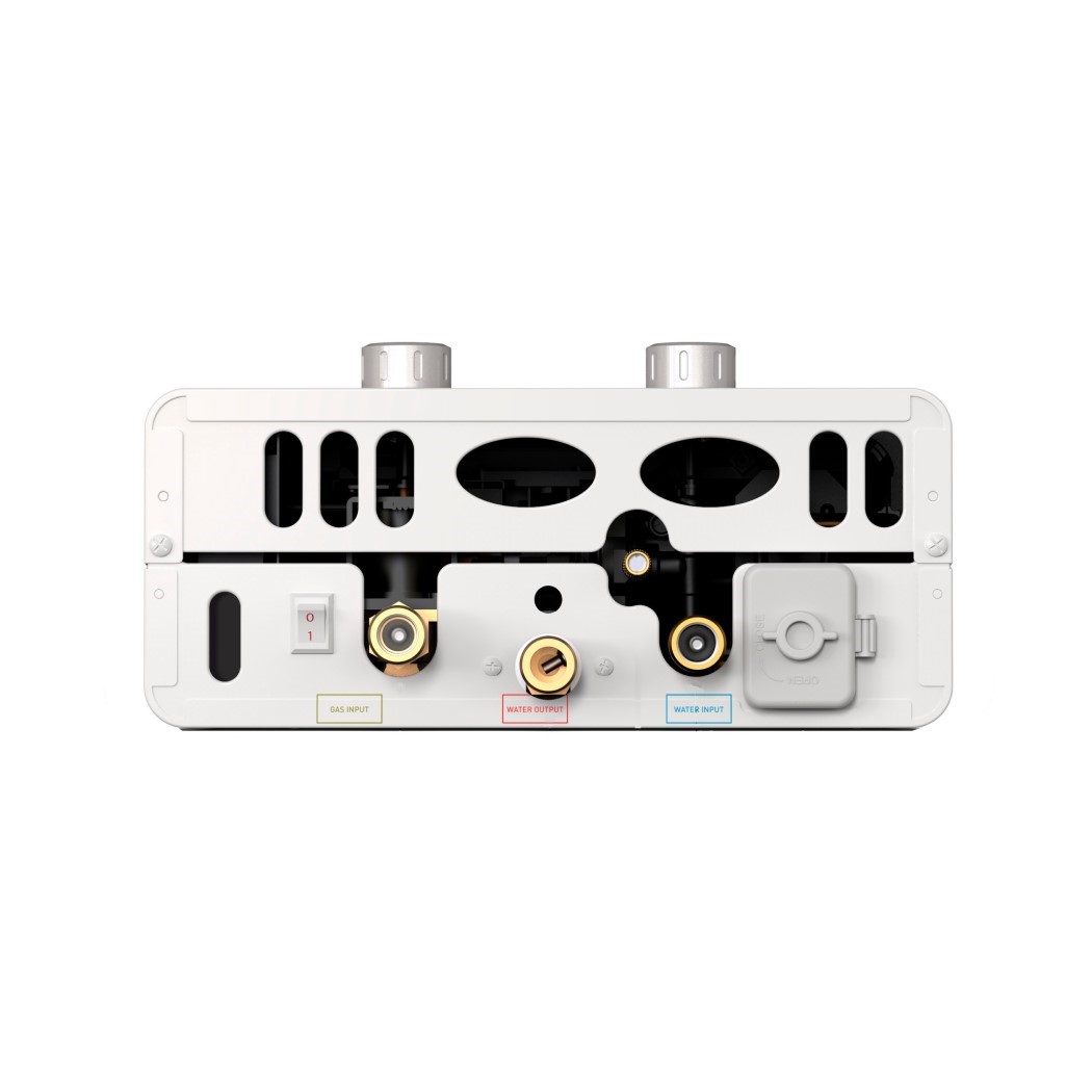 Eccotemp Luxe 1.5 GPM Steel Portable Outdoor Tankless Propane Water Heater with Pump and Strainer