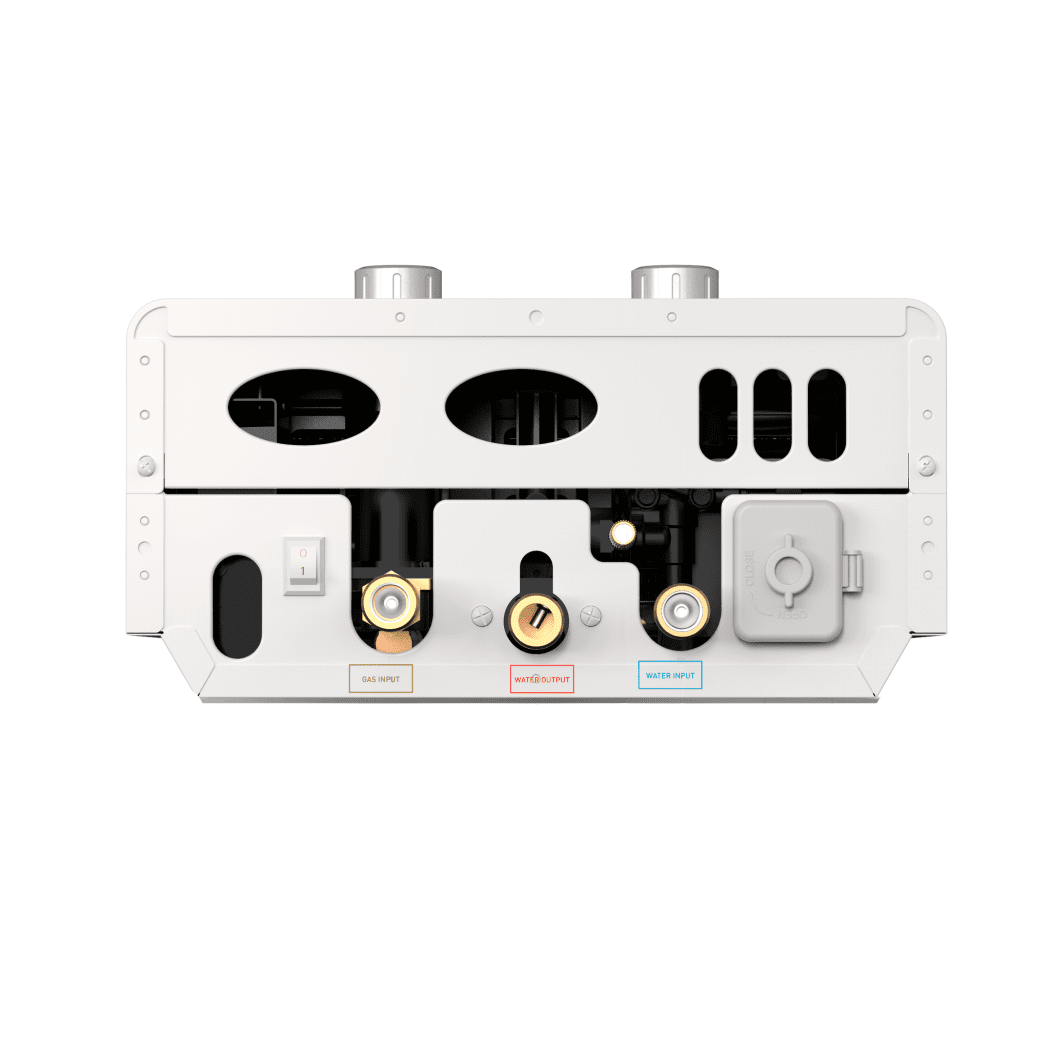 Eccotemp Luxe 1.85 GPM Steel Portable Outdoor Tankless Propane Water Heater with Pump and Strainer