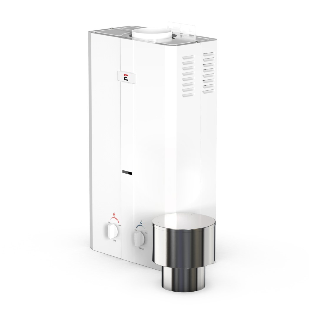Eccotemp L10 3.0 GPM Steel Portable Outdoor Tankless Propane Water Heater with Pump and Shower Kit