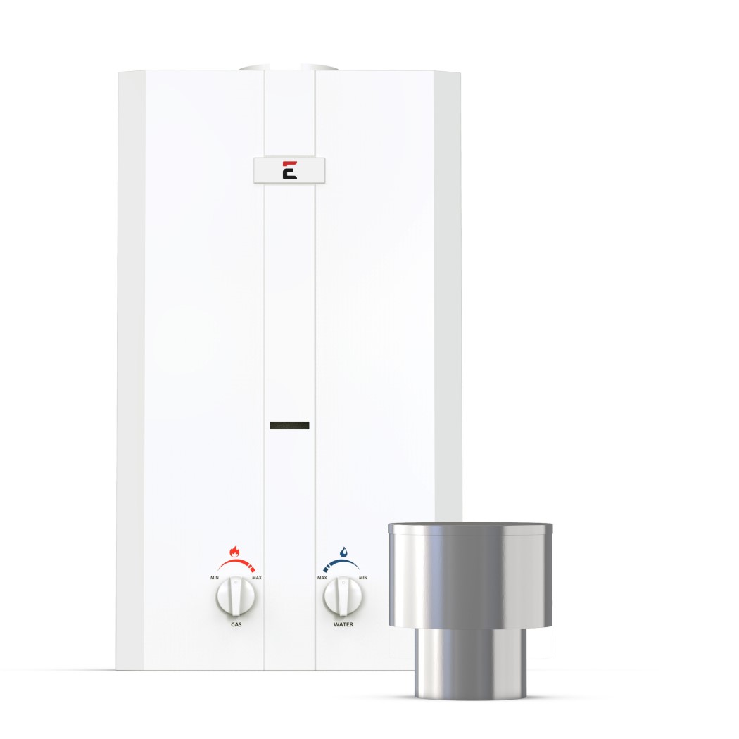 Eccotemp L10 3.0 GPM Steel Portable Outdoor Tankless Propane Water Heater with Pump and Strainer