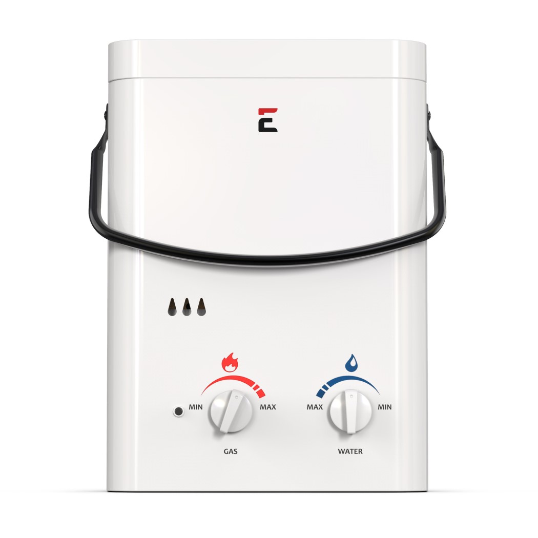 Eccotemp L5 Steel Portable Outdoor Tankless Propane Water Heater with Pump and Strainer