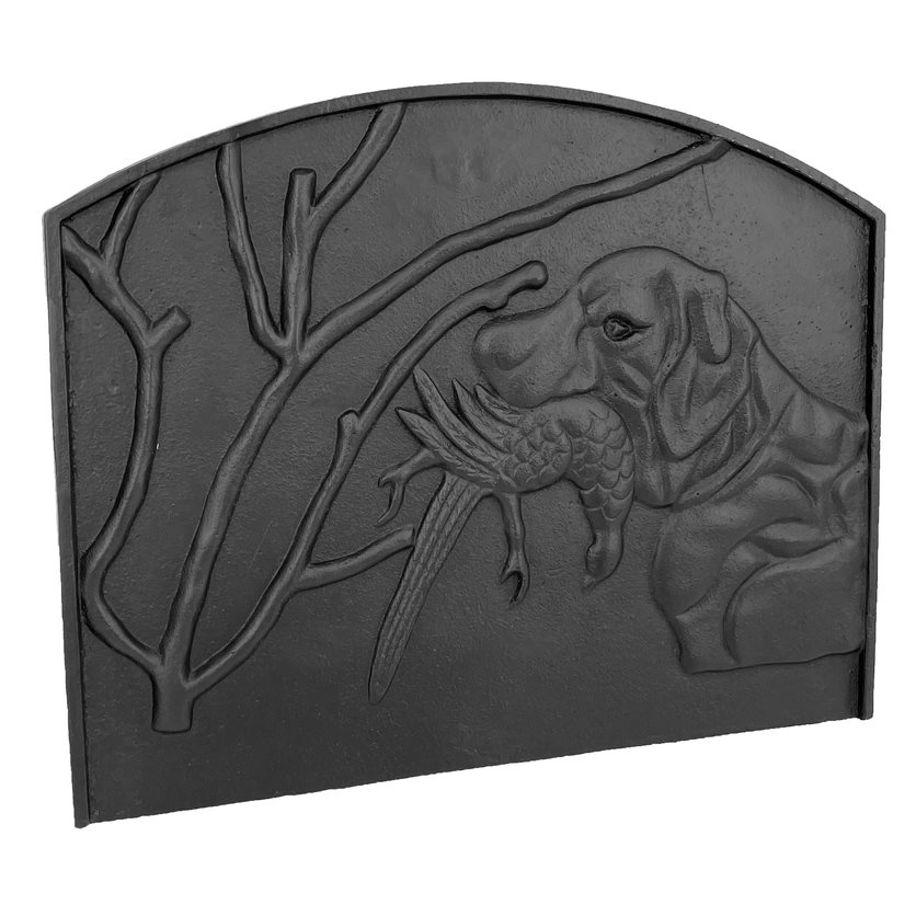 Dagan 19 Inch Hunting Dog Cast Iron Fireback