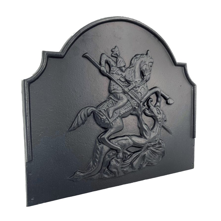 Dagan 18 Inch Knight Cast Iron Fireback