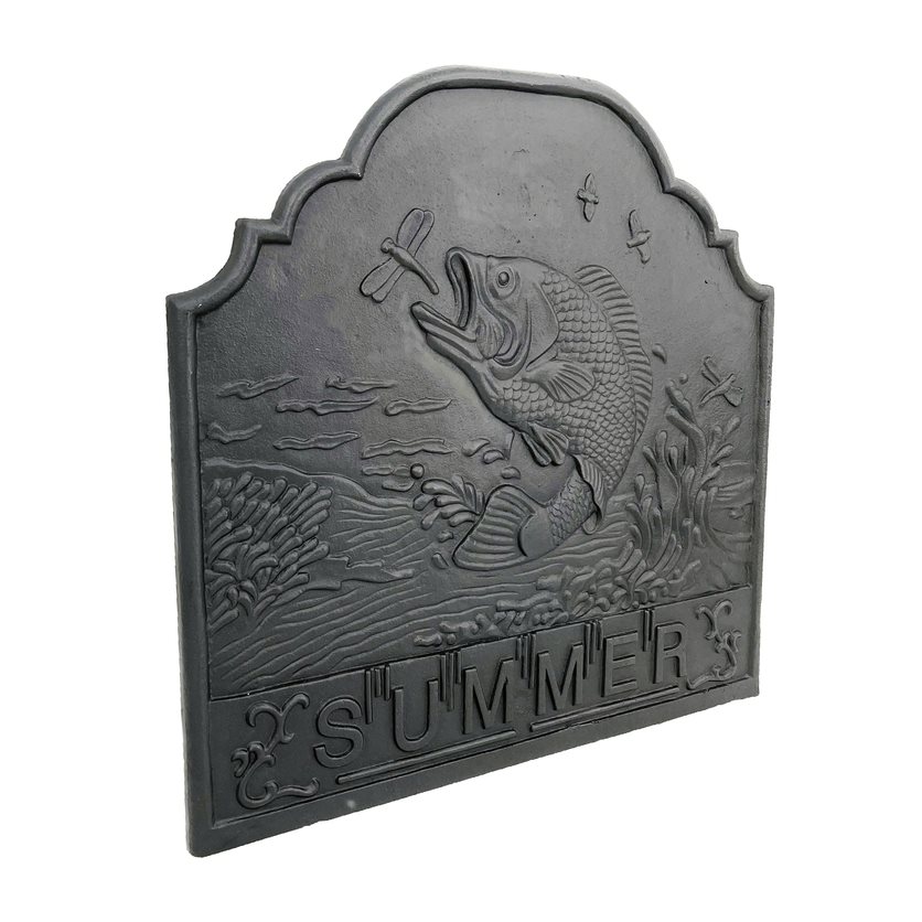 Dagan 21 Inch Summer Cast Iron Fireback