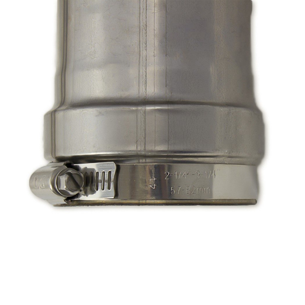 Eccotemp 2 1/2 to 3 Inch Stainless Steel Paloma Adapter