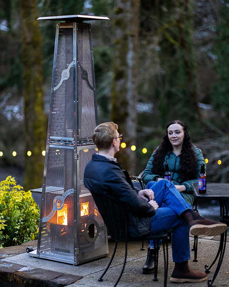 Timber Stoves Big Timber Elite Free Standing Outdoor Pellet Heater
