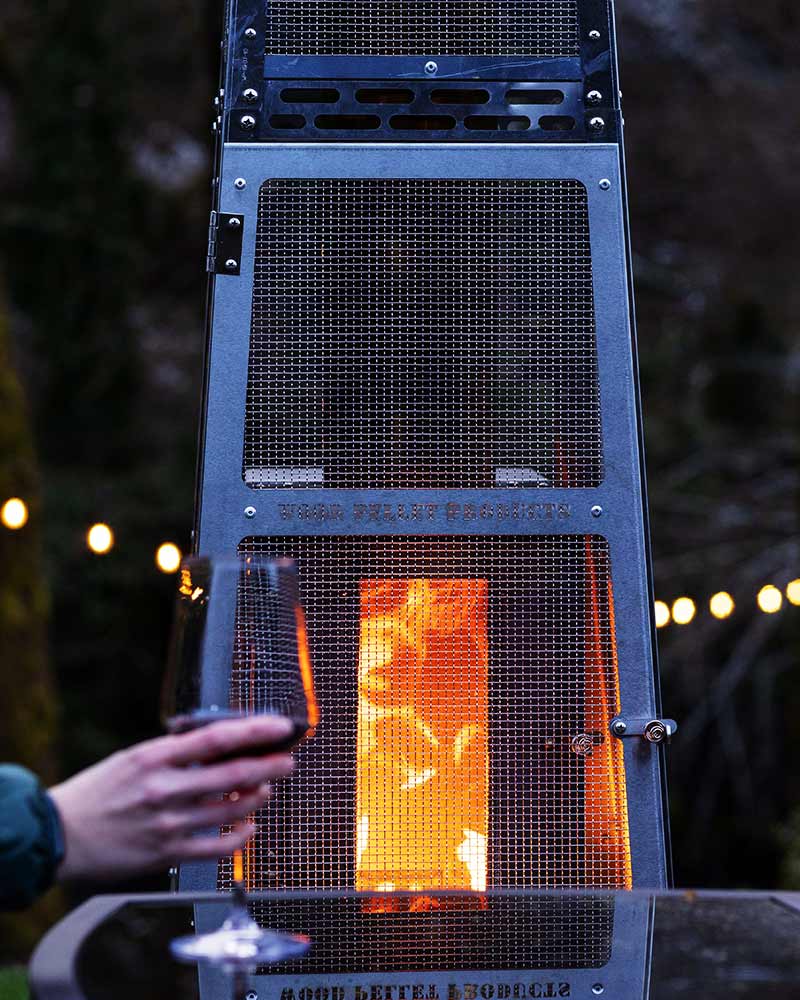 Timber Stoves Big Timber Elite Free Standing Outdoor Pellet Heater