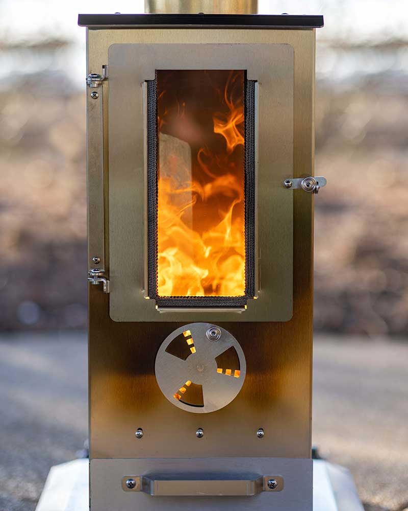 Timber Stoves Big Timber Free Standing Outdoor Pellet Heater