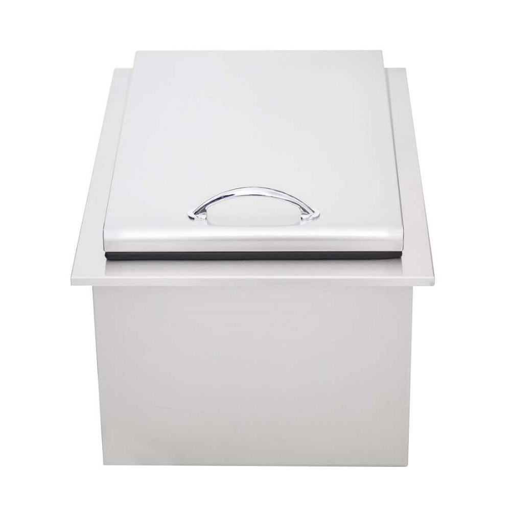 TrueFlame 17 Inch Drop-In Outdoor Kitchen Cooler - 20 Pound Capacity