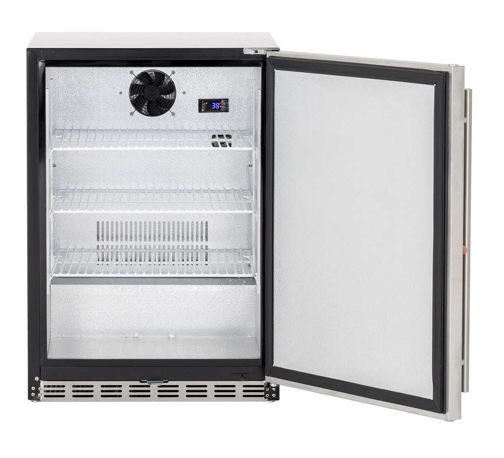 TrueFlame 24 Inch Deluxe Outdoor Kitchen Fridge