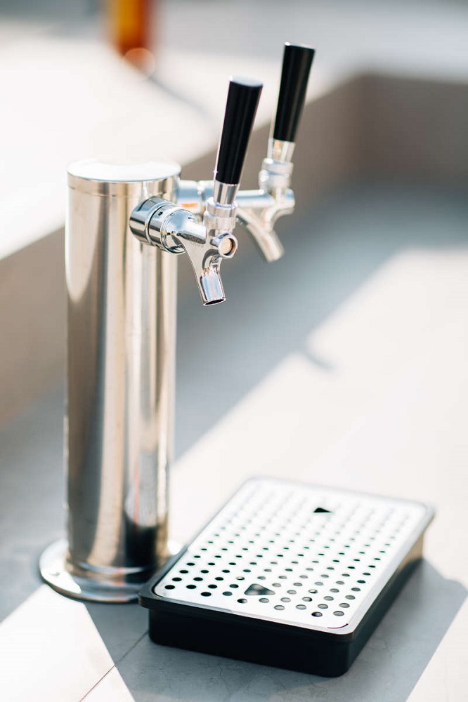 TrueFlame 24 Inch Deluxe Outdoor Kegerator - Dual Tap