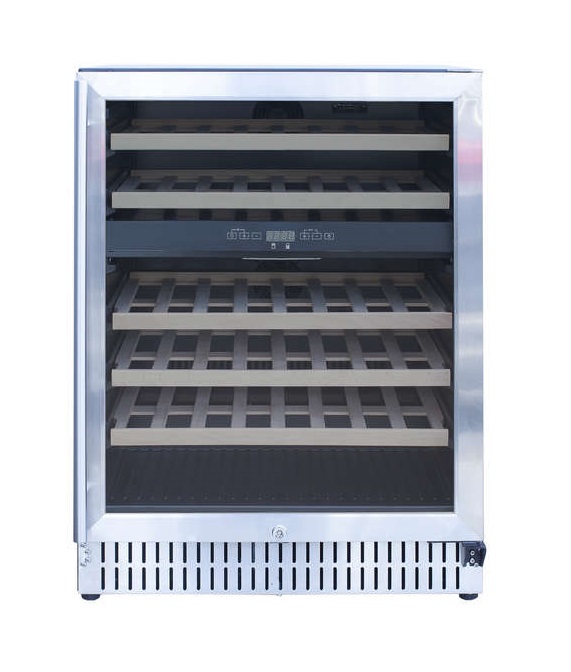 TrueFlame 24 Inch Dual-Zone Outdoor Wine Cooler