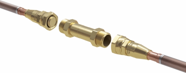 MRCOOL DIY 1/4 Inch and 1/2 Inch Couplers with 75 Foot MC-5 Cable Communication Wire