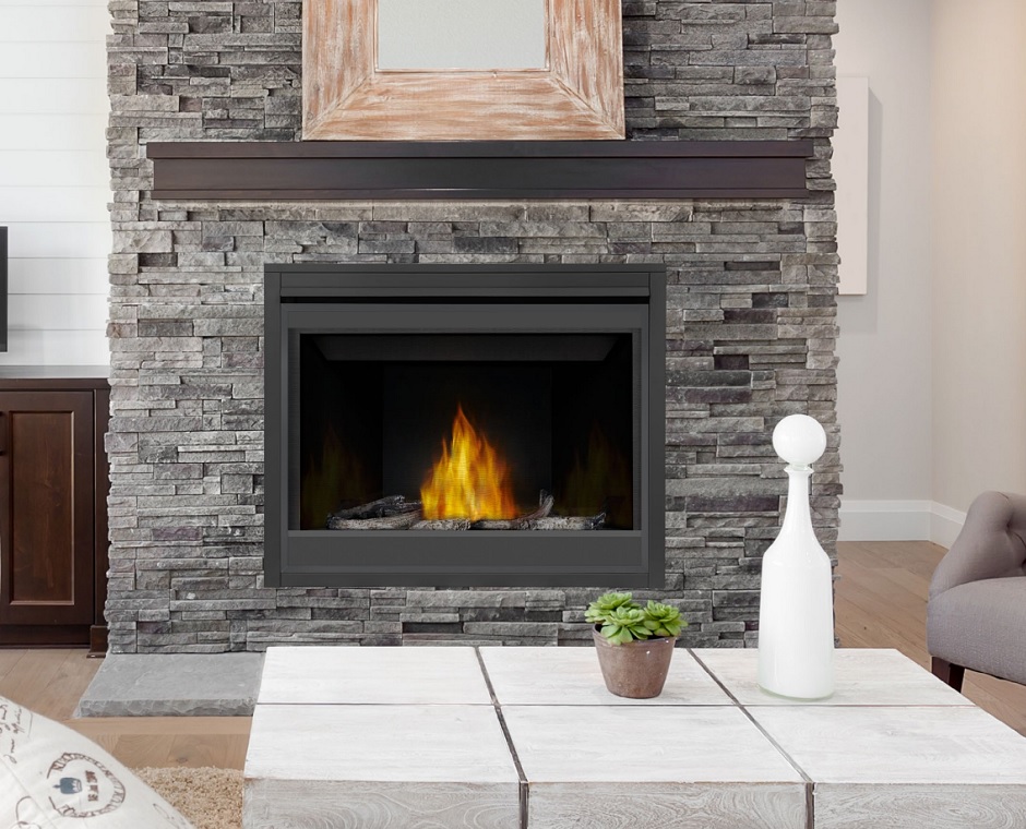 Timberwolf 42 Inch TB42 Direct Vent Natural Gas Fireplace - IPI