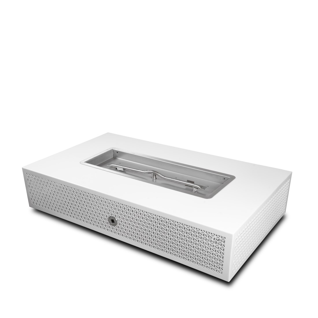 The Outdoor Plus 60 Inch Manila LED Powder Coat Steel Gas Fire Pit