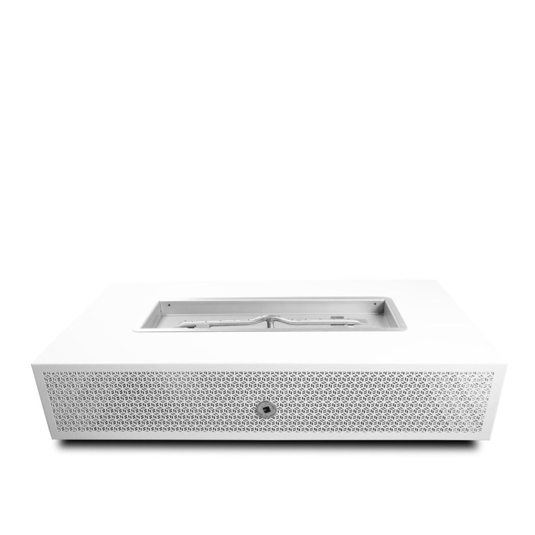 The Outdoor Plus 72 Inch Manila LED Powder Coat Steel Gas Fire Pit with Flame Sense