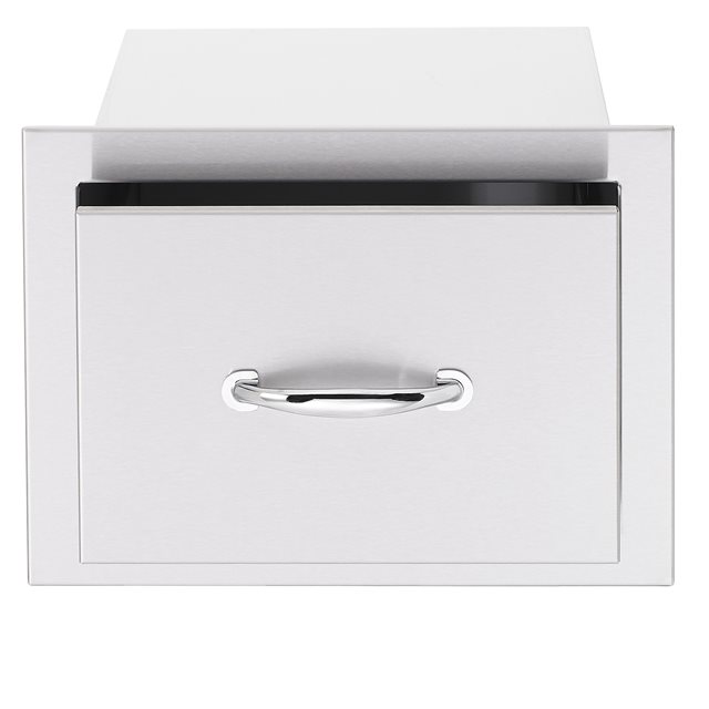 TrueFlame 17 Inch Stainless Steel Single Drawer
