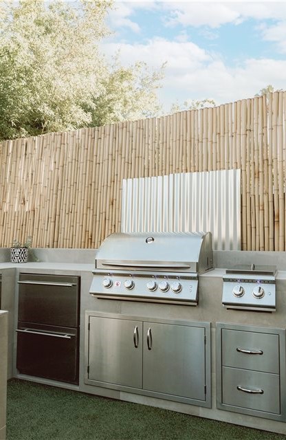 TrueFlame 17 Inch Stainless Steel Double Drawer