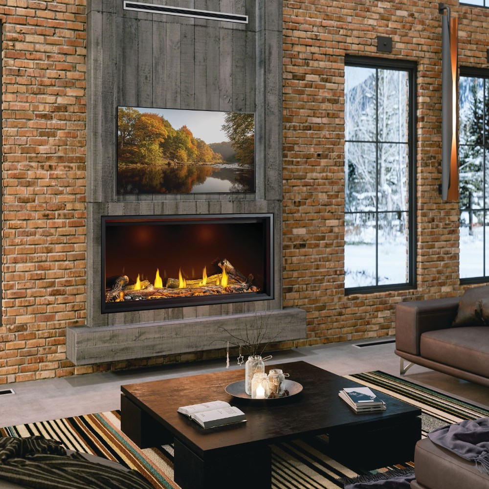 Napoleon 50 Inch Vector Tall Direct Vent Linear Gas Fireplace
