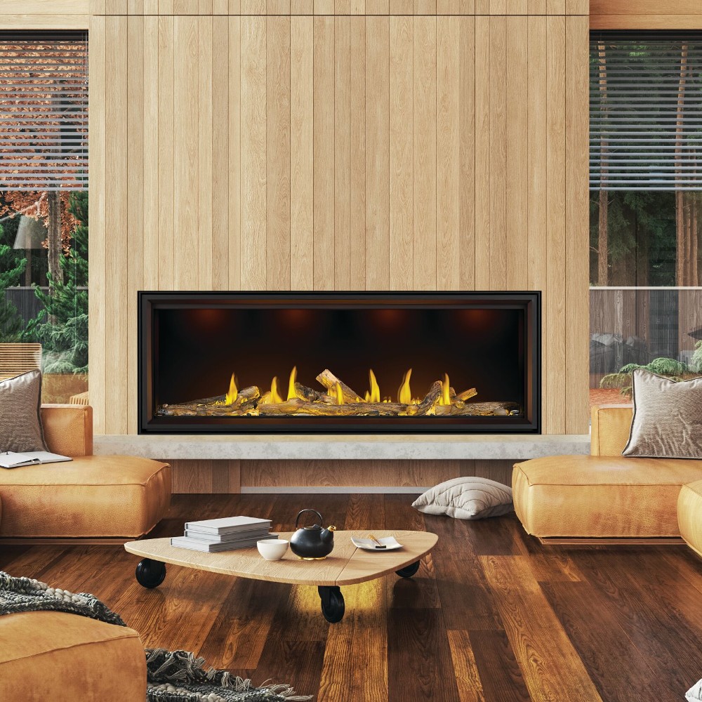Napoleon 74 Inch Vector Tall Direct Vent Linear Gas Fireplace