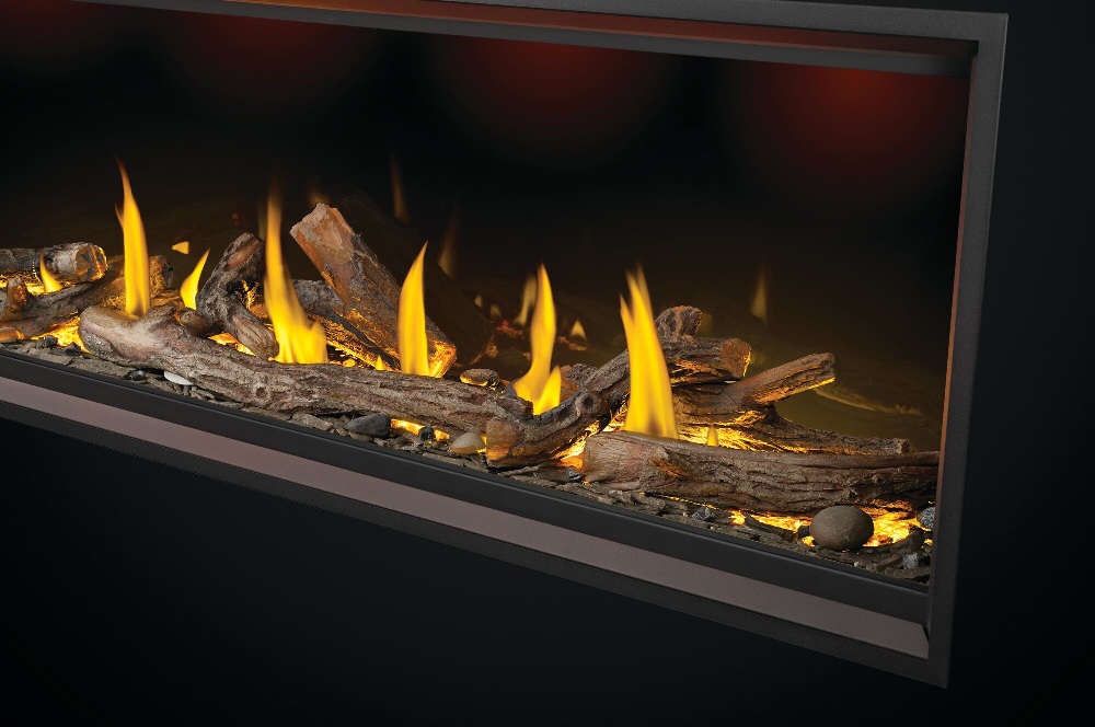 Napoleon 74 Inch Vector Tall Direct Vent Linear Gas Fireplace