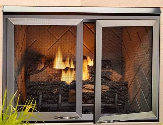 Outdoor Lifestyles Stainless Steel Cabinet Doors for 36 Inch Vesper Fireboxes