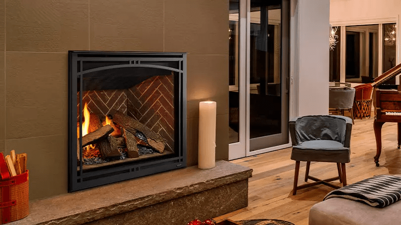 Majestic 42 Inch Meridian Platinum Gas Direct Vent Fireplace