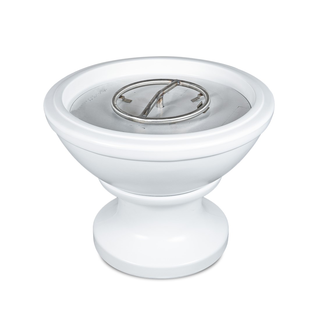 The Outdoor Plus 28 Inch Hana GFRC Gas Fire Pillar Bowl