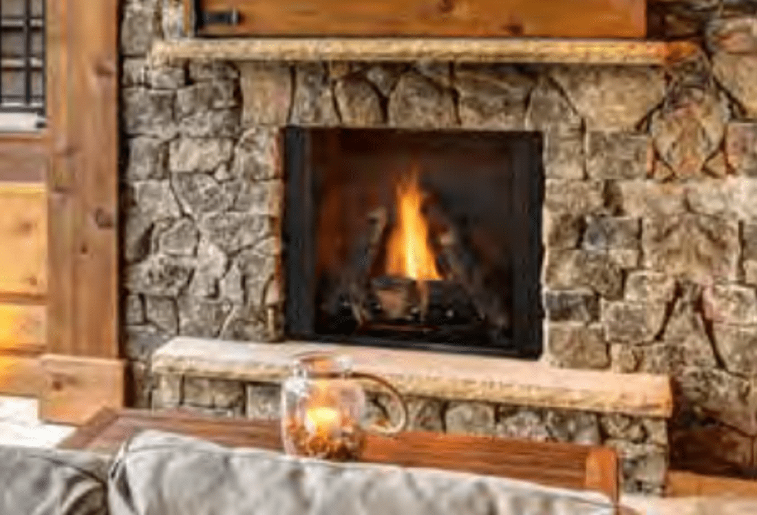 Outdoor Lifestyles 36 Inch Courtyard Outdoor Vent Free Gas Fireplace