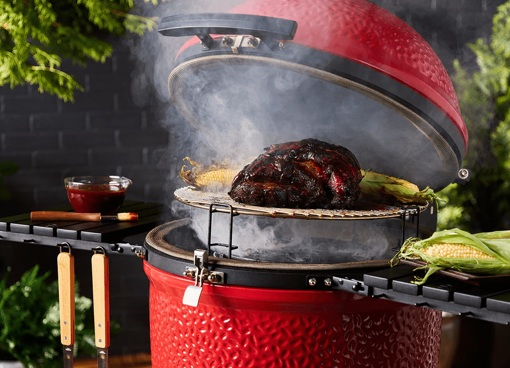 Kamado Joe SloRoller with Cooking Rack for Classic Joe Grills