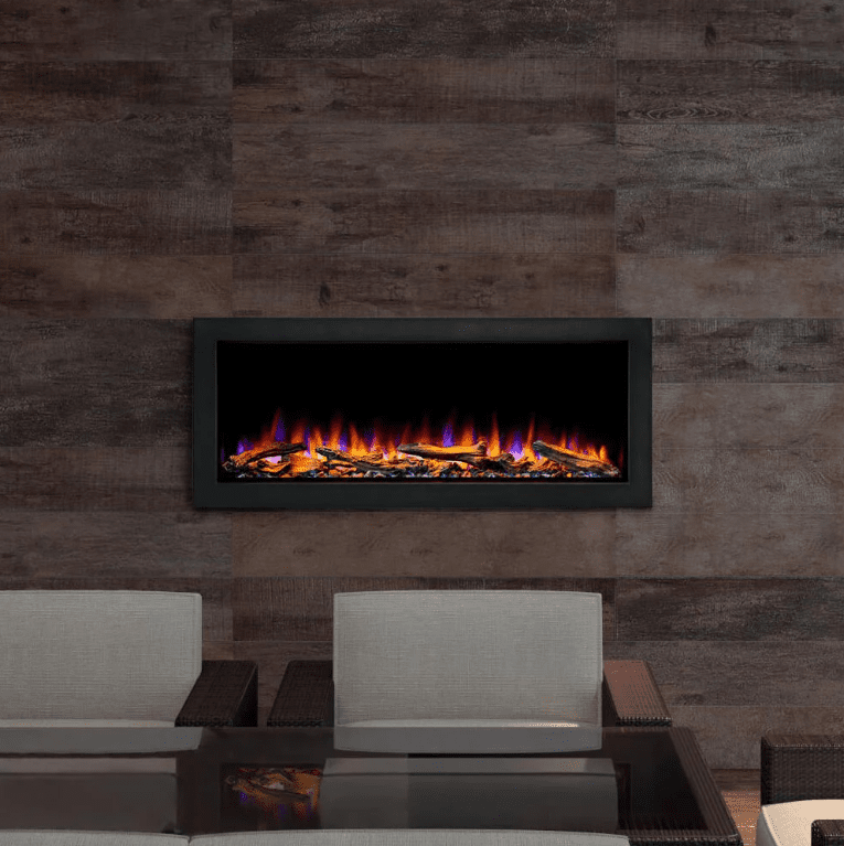 Simplifire 55 Inch Forum Outdoor Linear Electric Fireplace