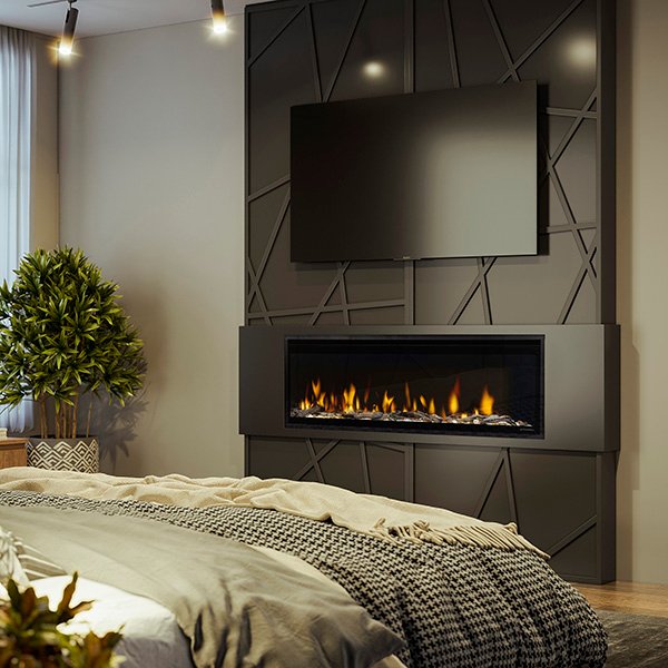 Dimplex 74 Inch Ignite Evolve Built-In Linear Electric Fireplace