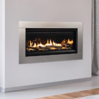 Superior 35 Inch DRL3500 Series Contemporary Linear Direct Vent Propane Fireplace