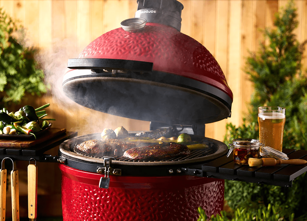 Kamado Joe 18 Inch Classic Joe II Charcoal Grill on Cart